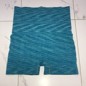 High waisted stretchy workout shorts